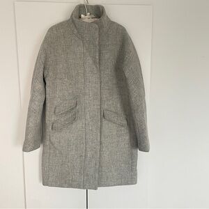 J. Crew Women's Heather Gray Pea Coat